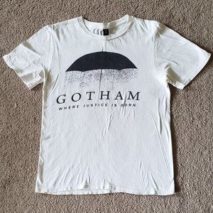 Gotham TV series Penguin's umbrella logo Batman DC Comics